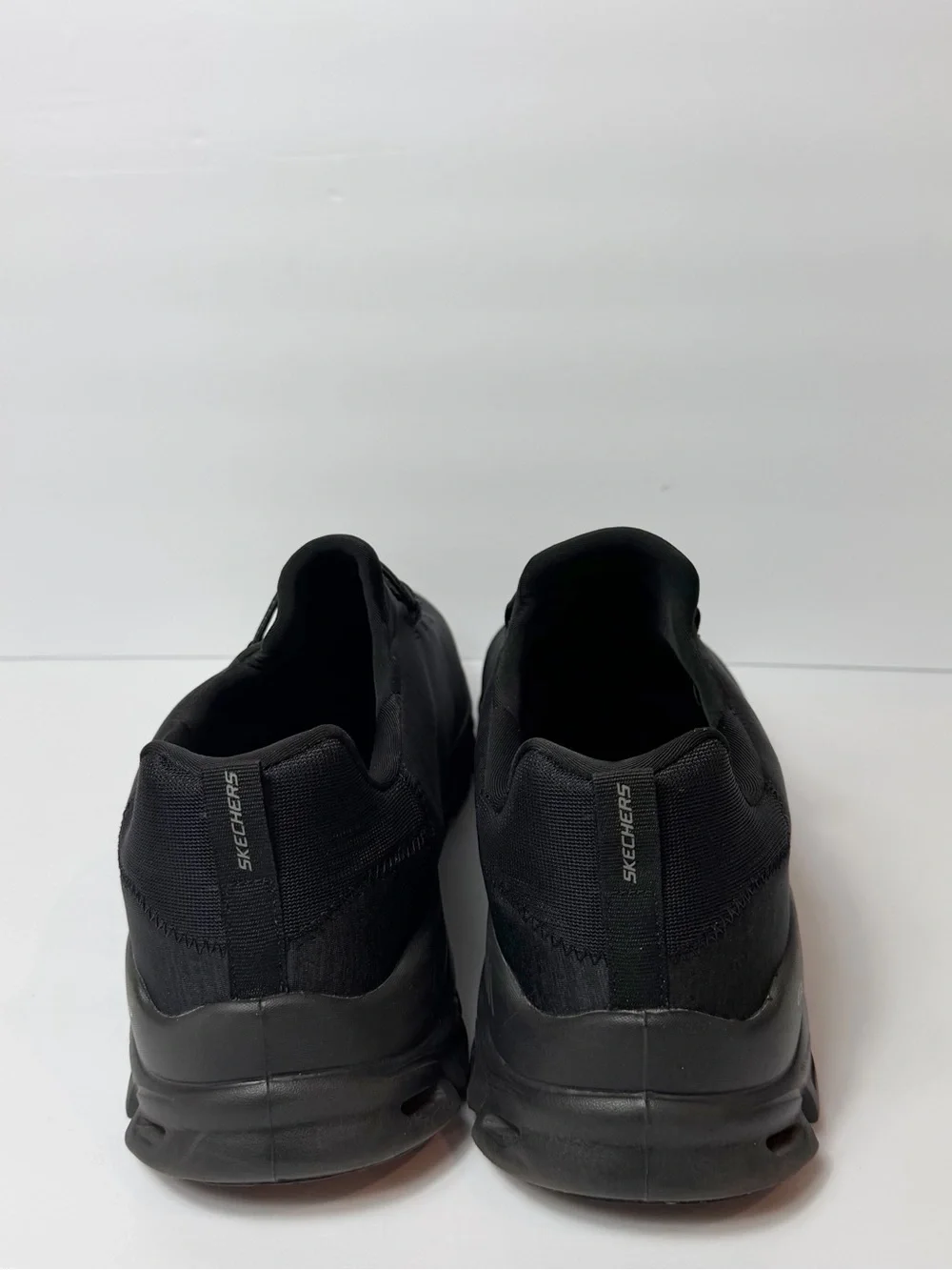 Skechers Glide-Step Wide Fit Black Sneakers Men's US 13